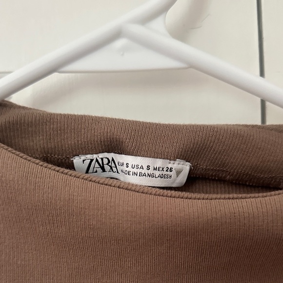 Zara Sleeveless Tan Tank Top - Picture 2 of 4